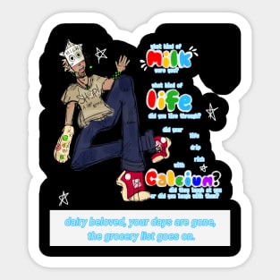 Milk-Jack Stauber Sticker